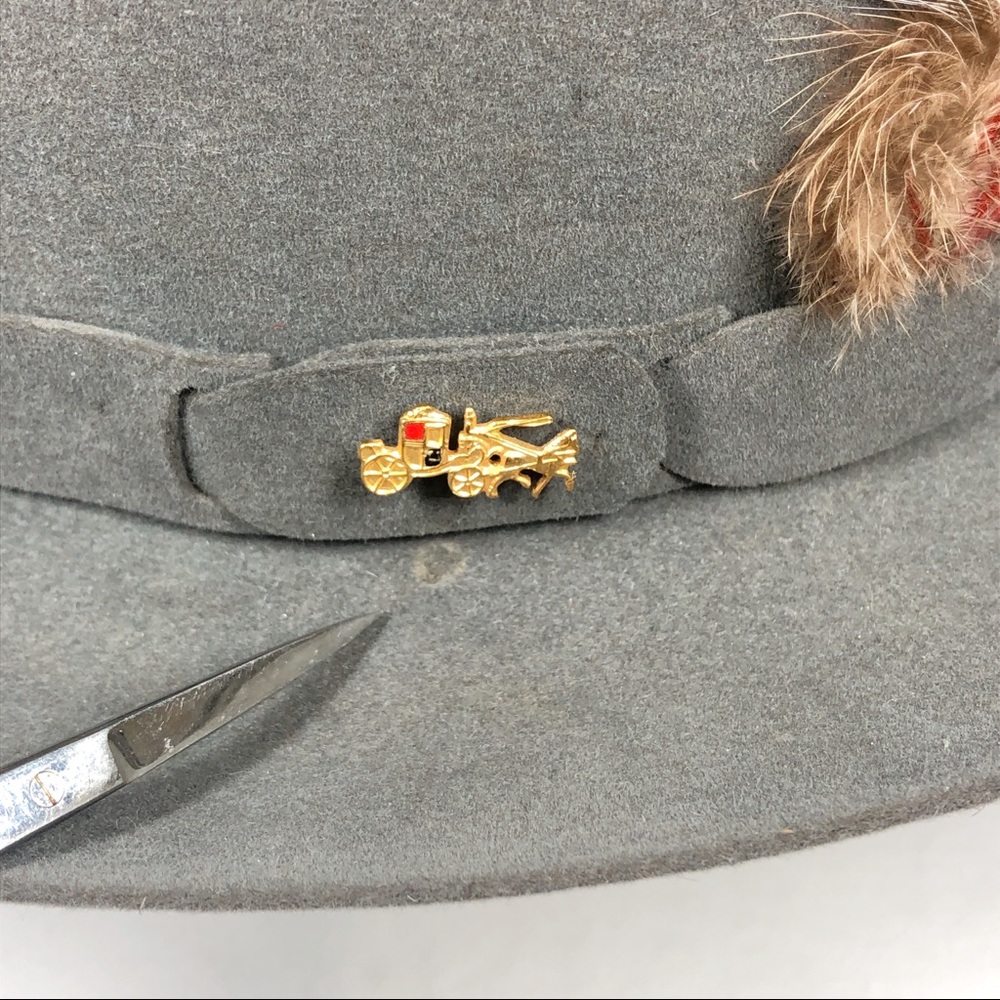 Vintage Dobbs Golden Coach Fedora Felt Hat - Picture 4 of 8